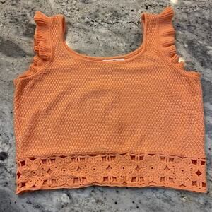 Crochet Sweater Tanktop XL